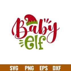 Baby Elf, Baby Elf Svg, Santa Claus Svg, Christmas Svg, png, eps, dxf file
