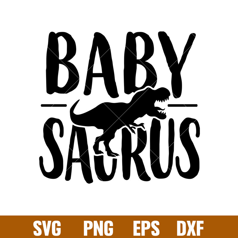 Baby Saurus, Baby Saurus Svg, Dinosaur Svg, Dino Svg, png, eps, dxf file.jpg