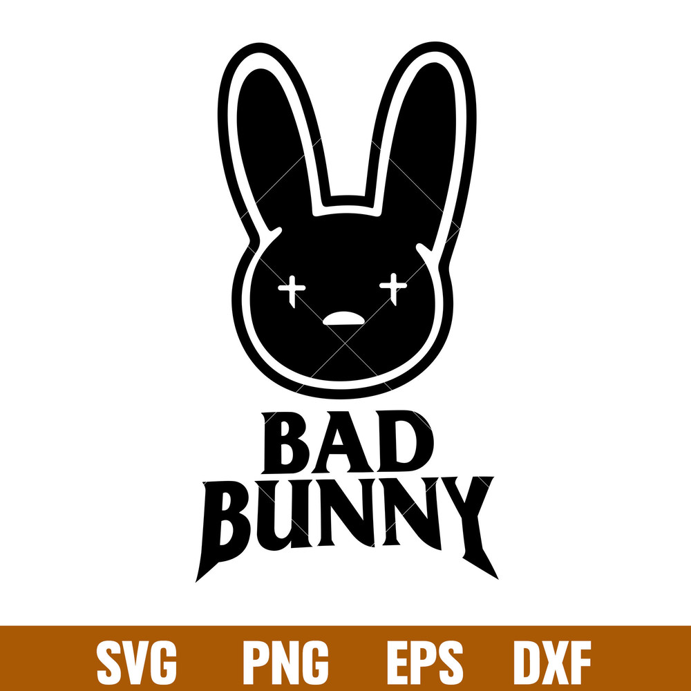 Bad Bunny 10, Bad Bunny Svg, Yo Perreo Sola Svg, Bad bunny logo Svg, El Conejo Malo Svg, png eps, dxf file.jpg