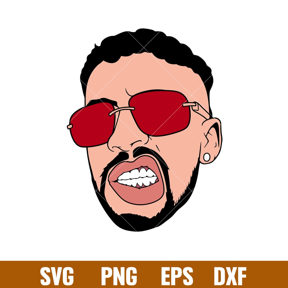 Bad Bunny 11, Bad Bunny Svg, Yo Perreo Sola Svg, Bad bunny logo Svg, El Conejo Malo Svg, png eps, dxf file.jpg