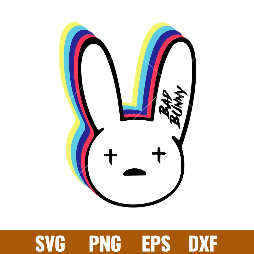 Bad Bunny 13, Bad Bunny Svg, Yo Perreo Sola Svg, Bad bunny logo Svg, El Conejo Malo Svg, png eps, dxf file.jpg