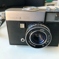 Chaika-2m Soviet Scale Half-format Camera Lens Industar-69 2,8/28 Vintage Decor
