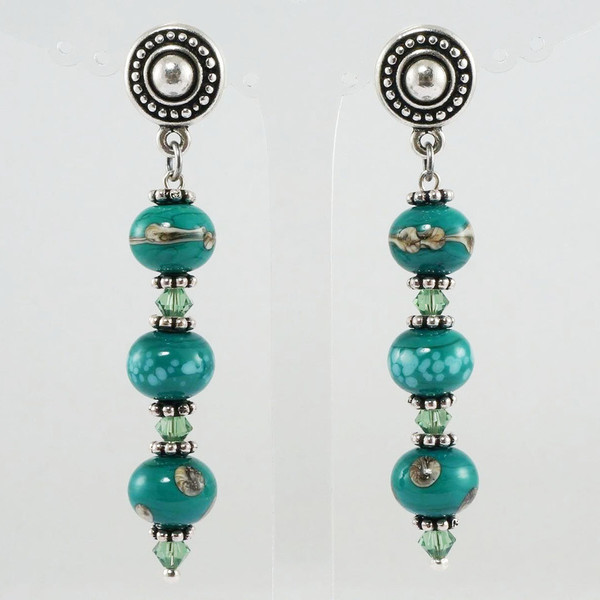 teal-mint-green-turquoise-earrings-marine-green-lampwork-murano-glass-long-beaded-statement-earrings-jewelry