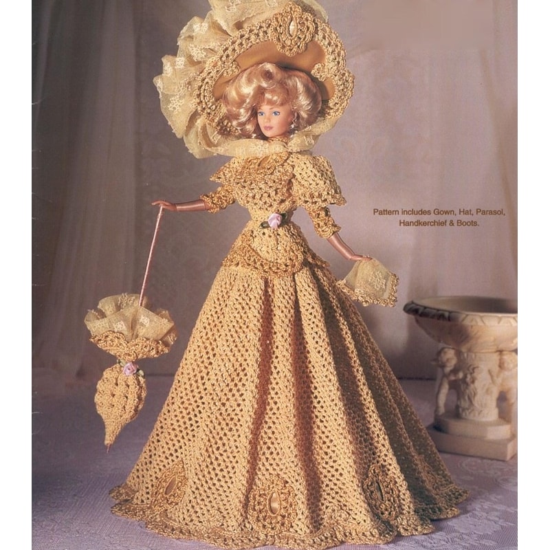 Late 19th century Vintage Lace Barbie Gown -Crochet Pattern.jpg