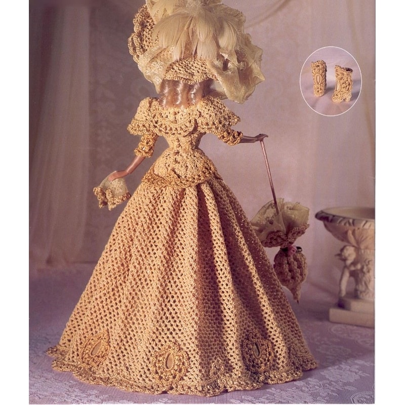 Late 19th century Vintage Lace Barbie Gown -Crochet Pattern1.jpg