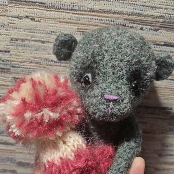 Crochet bear pattern, amigurumi bear, teddy bear, crochet toy, amigurumi toy, toy for doll, animal doll pattern, DIY 4.jpg