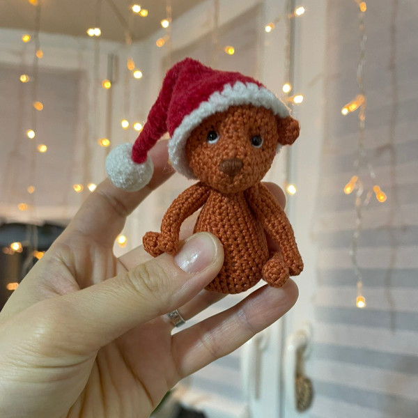 Crochet bear pattern, amigurumi bear, teddy bear, crochet toy, amigurumi toy, toy for doll, animal doll pattern, DIY 5jpg