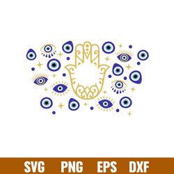 evil eye full wrap, evil eye full wrap svg, starbucks svg, coffee ring svg, cold cup svg,png,dxf,eps file