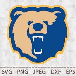morgan state bears svg png jpeg dxf digital cut vector files for silhouette studio cricut design