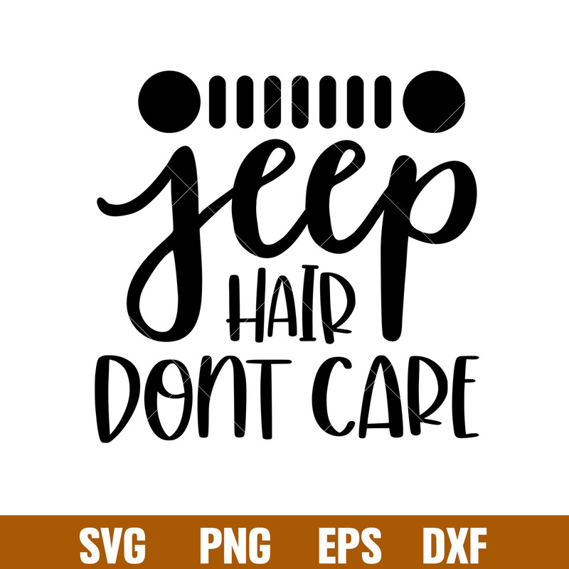 Jeep Hair Dont Care 1, Jack Face Svg, Smiling Jack Svg, Nightmare Svg, Halloween Svg, png, eps, dxf file.jpg