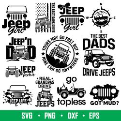 jeep svg bundle, jeep svg bundle, jeep svg, jeep mama svg, jeep dad svg, png, dxf, eps file