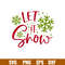 Let It Snow, Let It Snow Svg, Snowflakes Svg, Merry Christmas Svg, png, dxf, eps file.jpg
