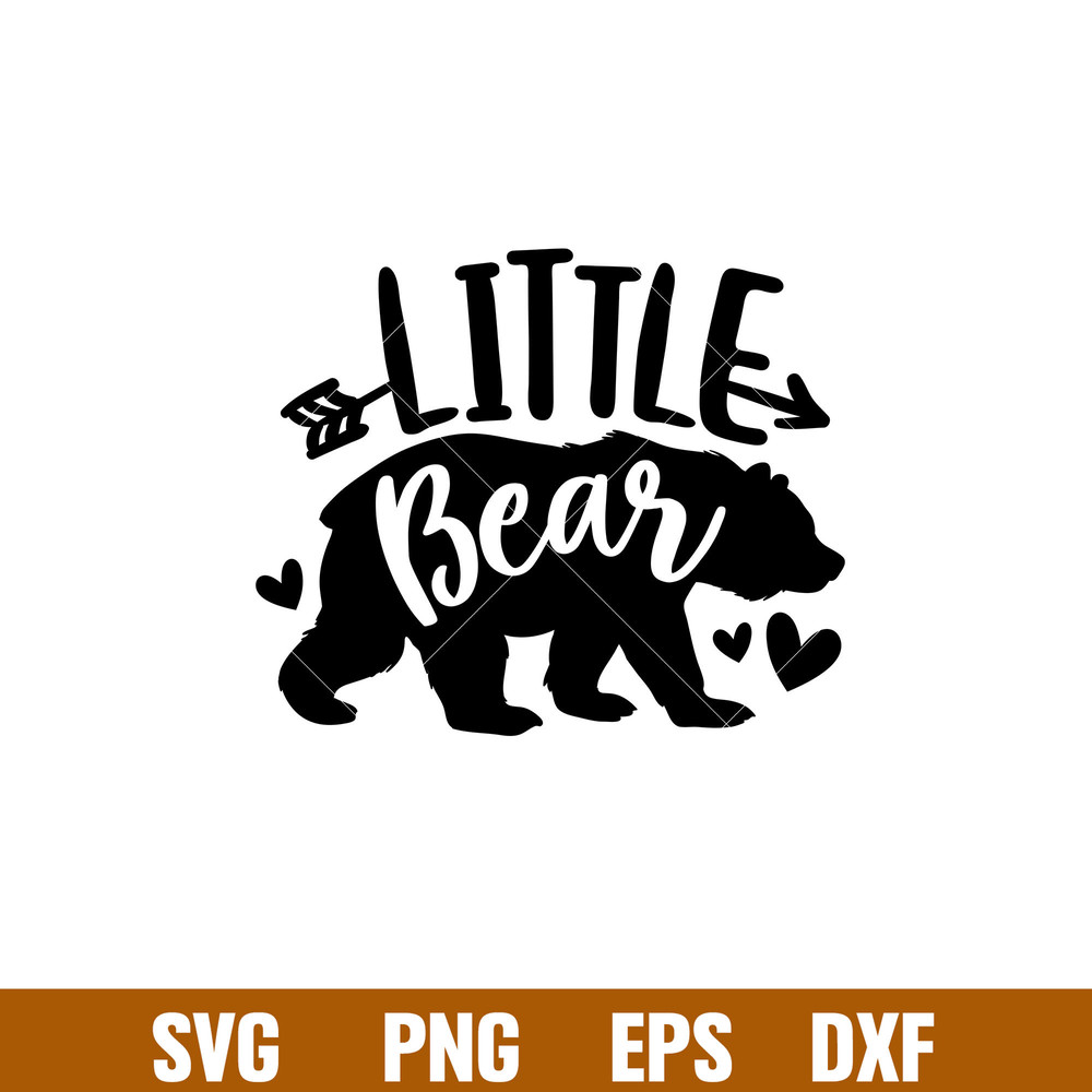 Little Bear Family, Little Bear Family Svg, Mom Life Svg, Mother’s day Svg, Family Svg, png, dxf, eps file.jpg
