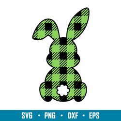 easter bunny buffalo plaid, easter bunny buffalo plaid svg, happy easter svg, easter egg svg, spring svg, png, dxf, eps