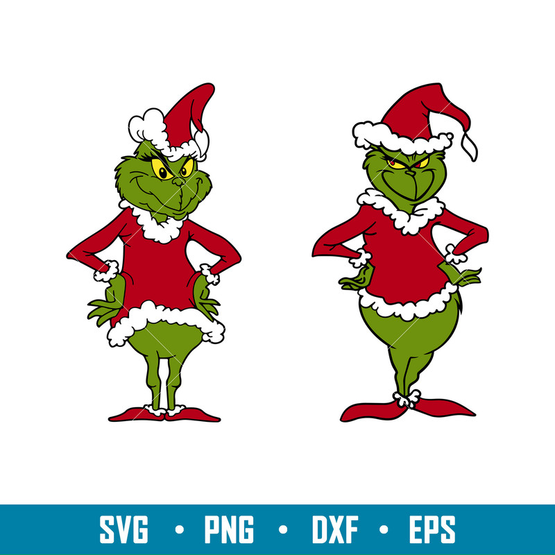 Grinch Santa Claus Bundle, Grinch Santa Claus Bundle Svg, Christmas Svg, Merry Grinchmas Svg, Santa Claus Svg,png,dxf,eps file.jpg