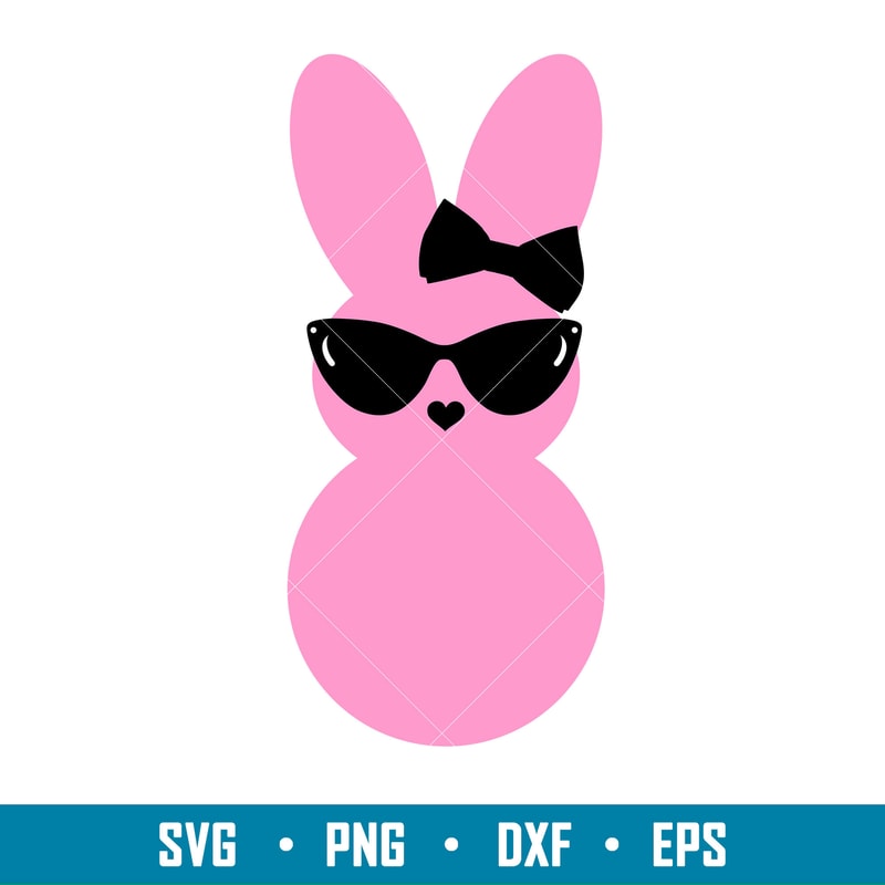 Hipster Easter Girl Svg, Hipster Easter Bunnies Svg, Happy Easter Svg, Easter egg Svg, Spring Svg,png,eps,dxf file.jpg