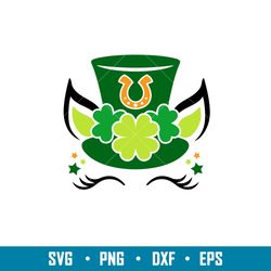 lepricorn, lepricorn svg, st. patricks day svg, lucky svg, irish svg, clover svg, png, dxf, eps file
