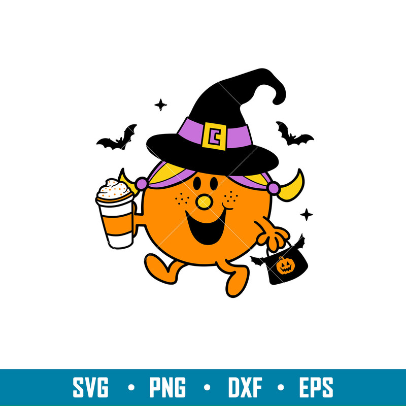 Little Miss Pumpkin Queen, Little Miss Pumpkin Queen Svg, Halloween Svg, Spooky Season Svg, Trick or Treat Svg, png, dxf, eps file.jpg