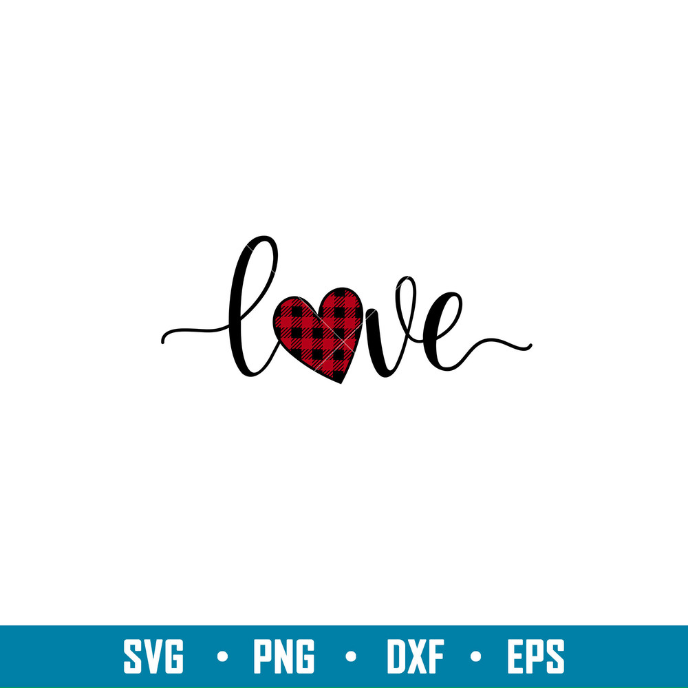 Love Buffalo Heart, Love Buffalo Heart Svg, Valentine’s Day Svg, Valentine Svg, Love Svg, png, dxf, eps file.jpg