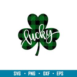 lucky buffalo clover,lucky buffalo clover svg, st. patricks day svg, lucky svg, irish svg, clover svg, png,dxf,eps file