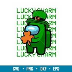 lucky charm 1, lucky charm svg, st. patricks day svg, among us svg, impostor svg, png,dxf,eps file