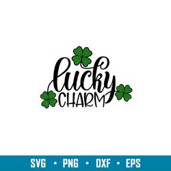 lucky charm clovers, lucky charm clovers svg, st. patricks day svg, lucky svg, irish svg, clover svg, png,dxf,eps file
