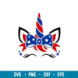 mericorn, mericorn svg, 4th of july svg, patriotic svg, independence day svg, usa svg, png,dxf,eps file