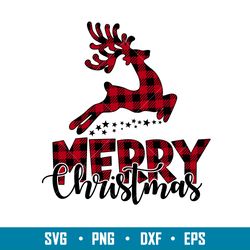 merry christmas buffalo deer, merry christmas buffalo deer svg, merry christmas svg, reindeer svg, png,dxf,eps file