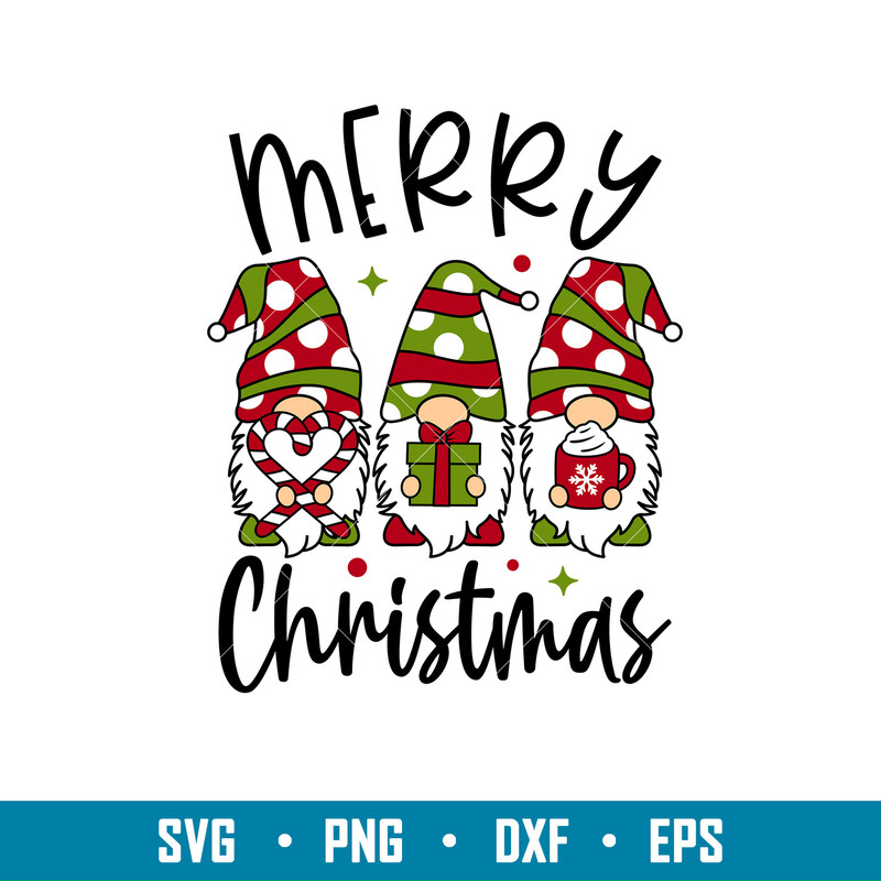 Merry Christmas Gnome,Merry Christmas Gnome Svg, Christmas Lights Svg, Merry Christmas Svg, png,dxf,eps file.jpg