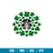 Shamrock Wrap, Shamrock Starbucks Wrap Svg, St. Patrick’s Day Svg, Lucky Svg, Irish Svg, Clover Svg, png,dxf,eps file.jpg