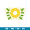 Sunflower Full Wrap, Sunflower Full Wrap Svg, Starbucks Svg, Coffee Ring Svg, Cold Cup Svg, png,dxf,eps file.jpg
