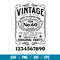 Vintage Birthday, Vintage Birthday Svg, Father’s Day Whiskey Label Svg, Aged To Perfection Svg, Limited Edition Svg,png,dxf,eps file.jpg