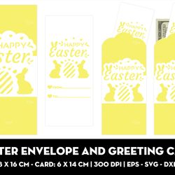 Easter envelope and greeting card