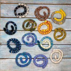 Loop lock spiral lock wire for dreadlocks wool decoration