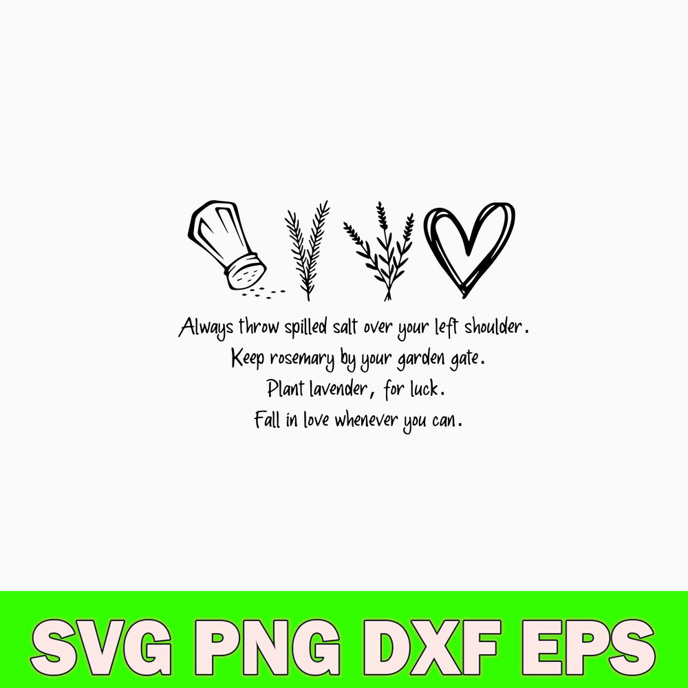 Always Throw Spilled Salt Over Your Left Shoulder Svg, Png Dxf Eps Digital File.jpg