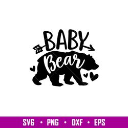 Baby Bear Family, Baby Bear Family Svg, Mom Life Svg, Mothers day Svg, Family Svg, eps, png, dxf file