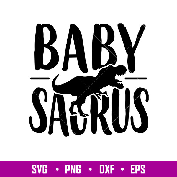 Baby Saurus, Baby Saurus Svg, Dinosaur Svg, Dino Svg, png, eps, dxf file.jpg