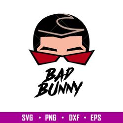 Bad Bunny 14, Bad Bunny Svg, Yo Perreo Sola Svg, Bad bunny logo Svg, El Conejo Malo Svg, png eps, dxf file