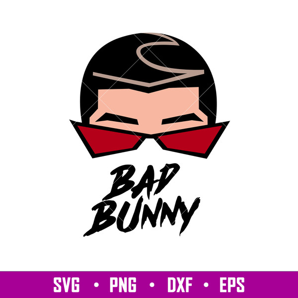 Bad Bunny 14, Bad Bunny Svg, Yo Perreo Sola Svg, Bad bunny logo Svg, El Conejo Malo Svg, png eps, dxf file.jpg