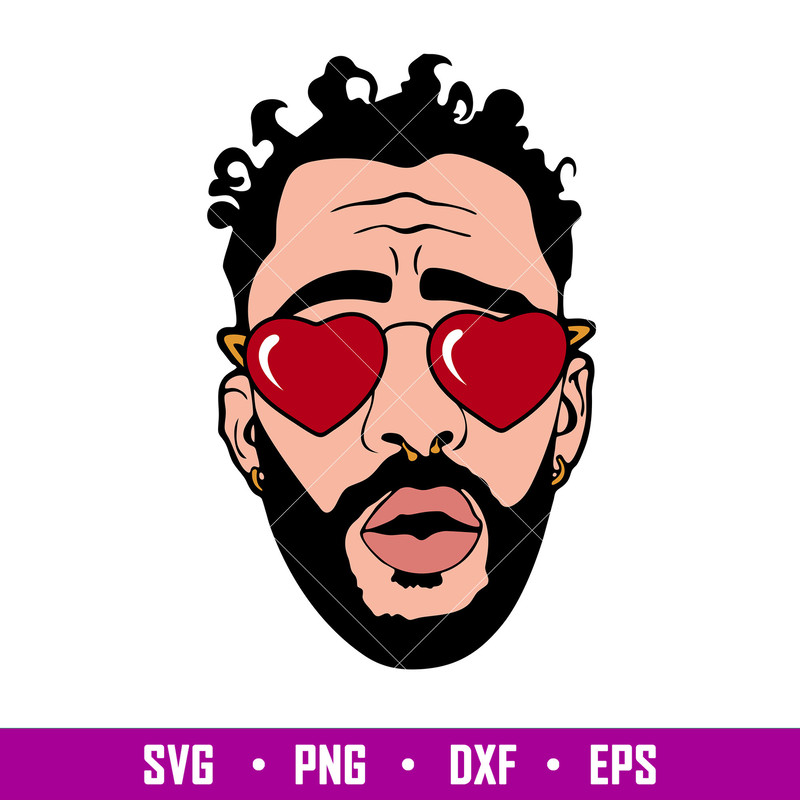 Bad Bunny 19, Bad Bunny Svg, Yo Perreo Sola Svg, Bad bunny logo Svg, El Conejo Malo Svg, png eps, dxf file.jpg