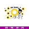 Bad Bunny And Sunflower Full Wrap, Bad Bunny And Sunflower Full Wrap Svg, Starbucks Svg, Coffee Ring Svg, Cold Cup Svg, png, eps, dxf file.jpg