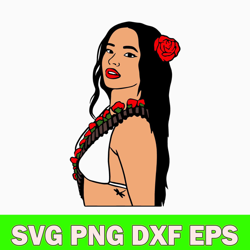 Becky G Svg, Rebbeca Marie Gomez Svg, Singer Svg, Png Dxf Eps File.jpg