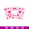 Barbie Princess Full Wrap, Barbie Princess Full Wrap Svg, Starbucks Svg, Coffee Ring Svg, Cold Cup Svg, png, eps, dxf file.jpg