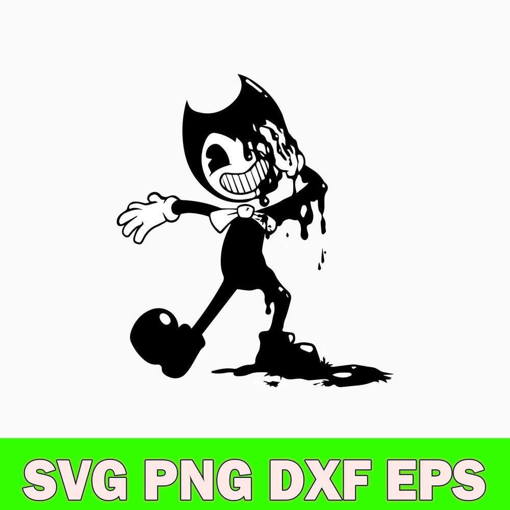 Bendy Ink Machine Svg, Funny Horror Svg, Png Dxf Eps Digital File.jpg