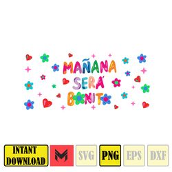 manana sera benito svg ,karol g manana sera bonito tumbler, karol g png file, karol g 16 oz glass can wrap, manana sera