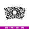 Boss Babe Black Leopard Print Full Wrap, Boss Babe Black Leopard Print Full Wrap Svg, Starbucks Svg, Coffee Ring Svg, Cold Cup Svg,png, dxf, eps file.jpg