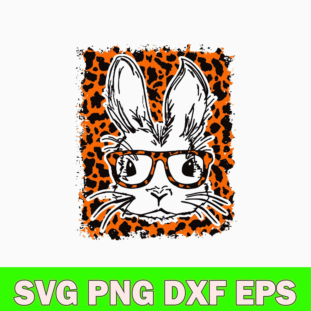 Bunny Leopard Svg, Bunny Svg, Leopard Svg, Png Dxf Eps File.jpg