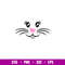 Bunny Face Girl Svg, Easter Bunny Faces, Easter Bunny Faces Svg, Happy Easter Svg, Easter egg Svg, Spring Svg,png, eps, dxf file.jpg