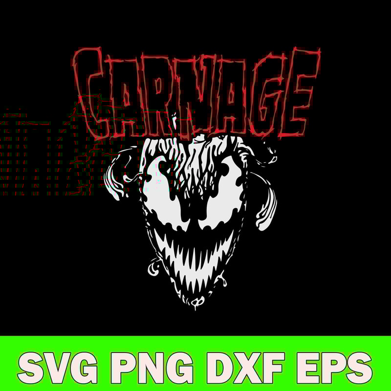 Carnage Venom Svg, Venom Svg, Venom Monster Svg, Png Dxf Eps File.jpg