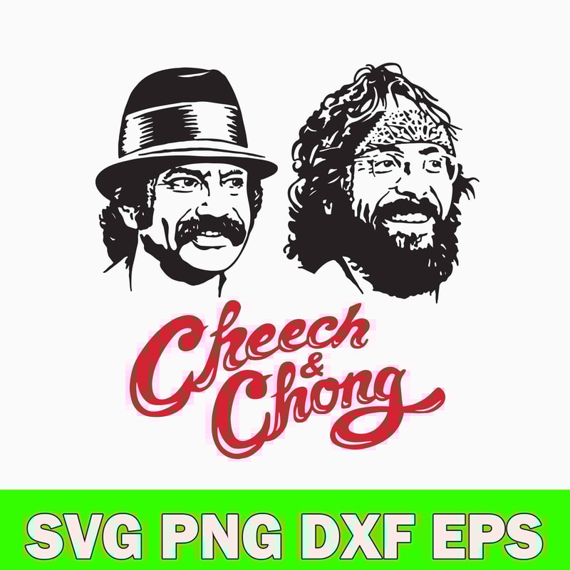 Cheech And Chong 2 Cannabis Svg, Cheech and Chong Svg, Png Dxf Eps File.jpg
